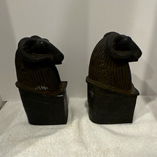Amun The Ram God of Egypt Pair of Bookends 1973 picture