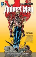 Animal Man Vol. 1: The Hunt (The New 52) - Paperback By Lemire, Jeff - GOOD picture