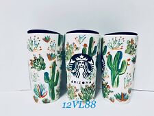 BRAND NEW & UNUSED - Starbucks - Arizona - Cactus - Ceramic Travel Tumbler Mug picture