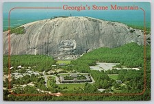 Vintage Postcard Georgia's Stone Mountain Confederate Carving APS Photo picture