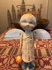 Debbee Thibault Angel Of The Pumpkin Patch Figurine 9 1/2 Inch Tall picture