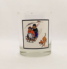 1979 Arby's Pepsi Norman Rockwell's Downhill Daring Glass picture