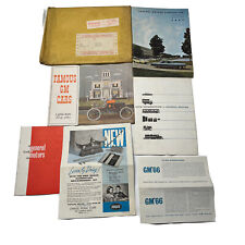 1965 - 1966 GM General Motors Brochure Advertisement Lot 7 Pieces Original Rare picture
