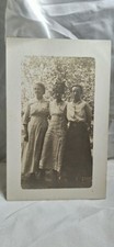 Velox Real Photo RPPC Three Women Group Portrait Postcard Divided Back Unposted picture