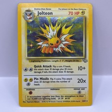 Jolteon 4/64 Jungle 1999 Holo Rare Unlimited Vintage Pokémon TCG Card LP picture