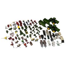 Huge ERTL John Deere Case IH Ford Farm Toy Lot Tractors Trailers 75 Pieces READ picture