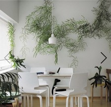 Vitra Design Algue Wall Architectural Mesh Web Plant Art Verde Green 50 Pc +Pins picture