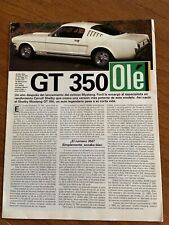 GT 350 Ole Shelby 1965  Fold Out Brochure In Spanish picture
