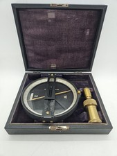 Vintage K&E Keuffel & Esser Co. NY Brass Surveyor's Compass with Fitted Case picture