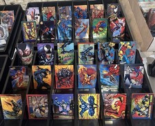 Vintage Marvel Spider-Man Venom Carnage Wolverine Trading Card Lot 1990s Fleer picture