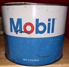 Vintage Mobilgrease 5 Pound Can Mobil Oil Company picture