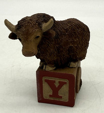 Vintage Tim Clark & Tim Wolfe Alphabet Animal Collectibles Letter Yak Y picture