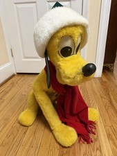 Vtg 90s 2’ Disney Store Animated Display Prop PLUTO Dog Figure Statue Motionette picture
