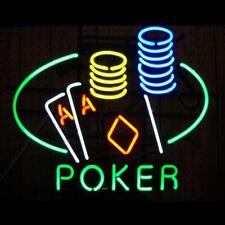 Poker Double Aces Neon Light Sign 20