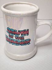 Vintage Pedro's South of the Border Mug Iridescent Purple Coffee Tea Cup Tall picture