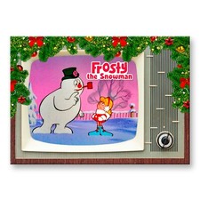 FROSTY THE SNOWMAN Christmas Retro Classic TV 3.5