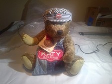 Vintage Katy Railroad Conductor Teddy Bear picture