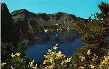 Crater Lake Oregon Phantom Ship Canyon Publishing OR Postcard UNP Vintage picture