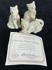 Complete Lenox Vintage  Collection Of Three Cozy Kittens picture