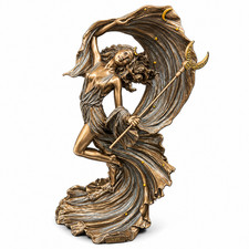 Nyx Greek Goddess Statue Goddess of Night Moon Stars Sculpture Mythology Decor picture