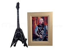 Miniature Guitar KERRY KING + 6X4 Framed Photo SLAYER picture