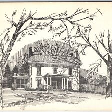 c1970s Ames, IA Farm House Agricultural College State University Sketch PC A244 picture