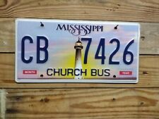 2014 Expired Mississippi Lighthouse Church Bus License Plate Auto Tags CB 7426 picture