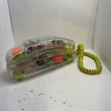 Vintage Conair Transparent Phone Retro 80s 90s Clear Neon Model SW205 Untested picture
