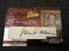2009 Donruss Americana #1 James Caan Cinema Stars Directors Cut Auto Card #/10 picture