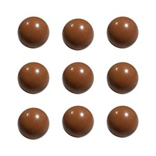 Complete Set of 9 Brown Replacement Skee Balls picture