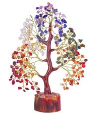 Seven Chakra Money Bonsai Tree of life Healing Feng Shui Statues picture