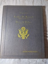 1941 Franklin D Roosevelt 3rd Term Deluxe Inaugural Program Limited Signed picture