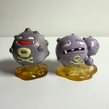 Pokémon Koffing & Weezing Figurine Set - Pokémon TOMY Figure Vintage picture