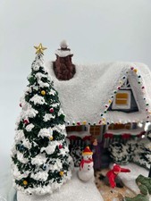 Thomas Kincaid Telefloral Christmas House, Lighted, “ Hero’s Welcome” New picture
