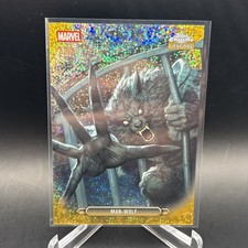 2026 Topps Chrome Marvel MAN-WOLF FanFare Gold Speckle Refractor /50 FF-27 NM picture