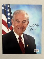 Ron Paul autographed signed 8x10 photo Beckett BAS COA USA Libertarian Texas Rep picture