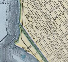 Vintage 1899 BUFFALO NEW YORK Map 11