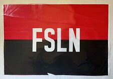 Sandinista Natl Lib Front~FSLN Revolutionary Banner~Nicaragua~15 x 22 in~c1980 picture