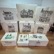 Assorted 9 Piece Lot Of Dept 56 Collectables, Heritage Village Collection, VTG picture