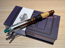 IN US Doctor Who 11th Metal Sonic Screwdriver Replica LED Colorful Light Gift picture