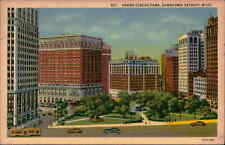 Postcard: 217- GRAND CIRCUS PARK, DOWNTOWN DETROIT, MICH. 6A-H1961 picture