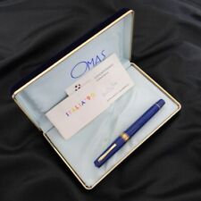 Omas Italia'90 BLUE Limited Edition Fountain Pen With Box Unused picture