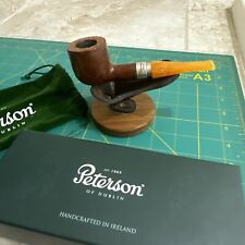Peterson Rosslare Tobacco Pipe 606 Great Condition Beautiful Sterling Silver  picture