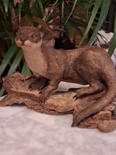 Rare Vintage Border Fine Arts 1978 Otter Sculpture – Limited Edition #174/350 picture