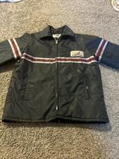 Vintage Piedmont Airlines Employee Jacket Reflective Ramp Work Coat Size Medium picture