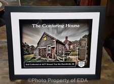 Framed THE CONJURING HOUSE Relic Soil Sample w/COA Haunted Item Ed Elaine Warren picture