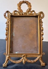 Antique French Gilt Bronze Tabletop Frame, Louis XVI Style, circa 1890 picture