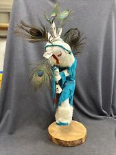 Vintage 25” Navajo Kachina Doll - Kokopelli - by LK Charley - Leather - Fur picture