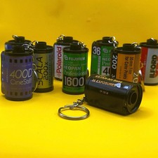 Vintage Film Canister Keychains – Handmade 35mm Gift - Kodachrome, Neopan, Kodak picture