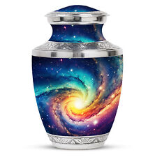Realistic spiral galaxy Large Large Urns For Human Ashes Size 10 Inch picture